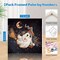 2 Pcs Halloween Paint by Numbers Kits for Kids Framed,Ghosts Adults' Paint-by-Number Kits on Canvas Easy Acrylic Oil Painting by Number for Adults Halloween for Home Decor 8x8 inchs